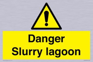 Danger Slurry lagoon